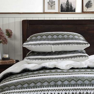 Eddie Bauer Shelton Fair Isle Comforter Set with Shams