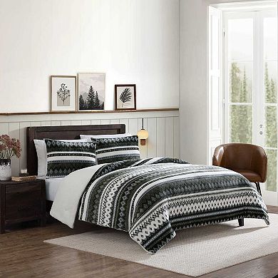 Eddie Bauer Shelton Fair Isle Comforter Set with Shams