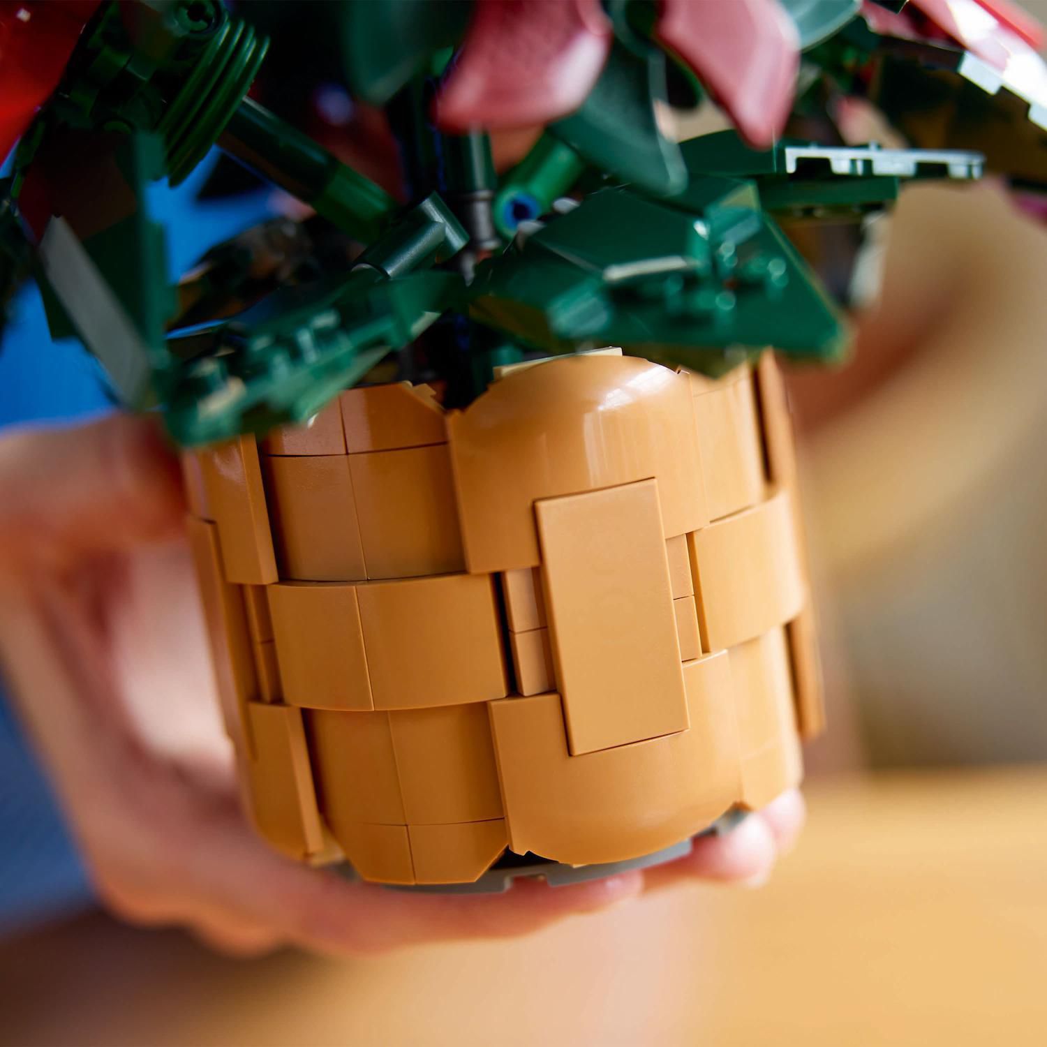 Детский конструктор LEGO Icons Poinsettia Plant 10370 Building Kit (608 pieces) — фото 4
