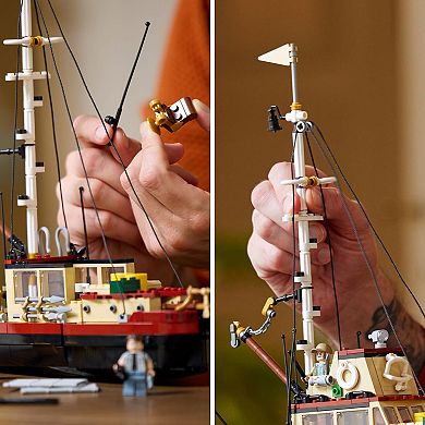 LEGO Ideas Jaws Shark 21350 Toy and Diorama Building Set