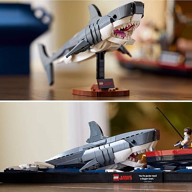 LEGO Ideas Jaws Shark 21350 Toy and Diorama Building Set