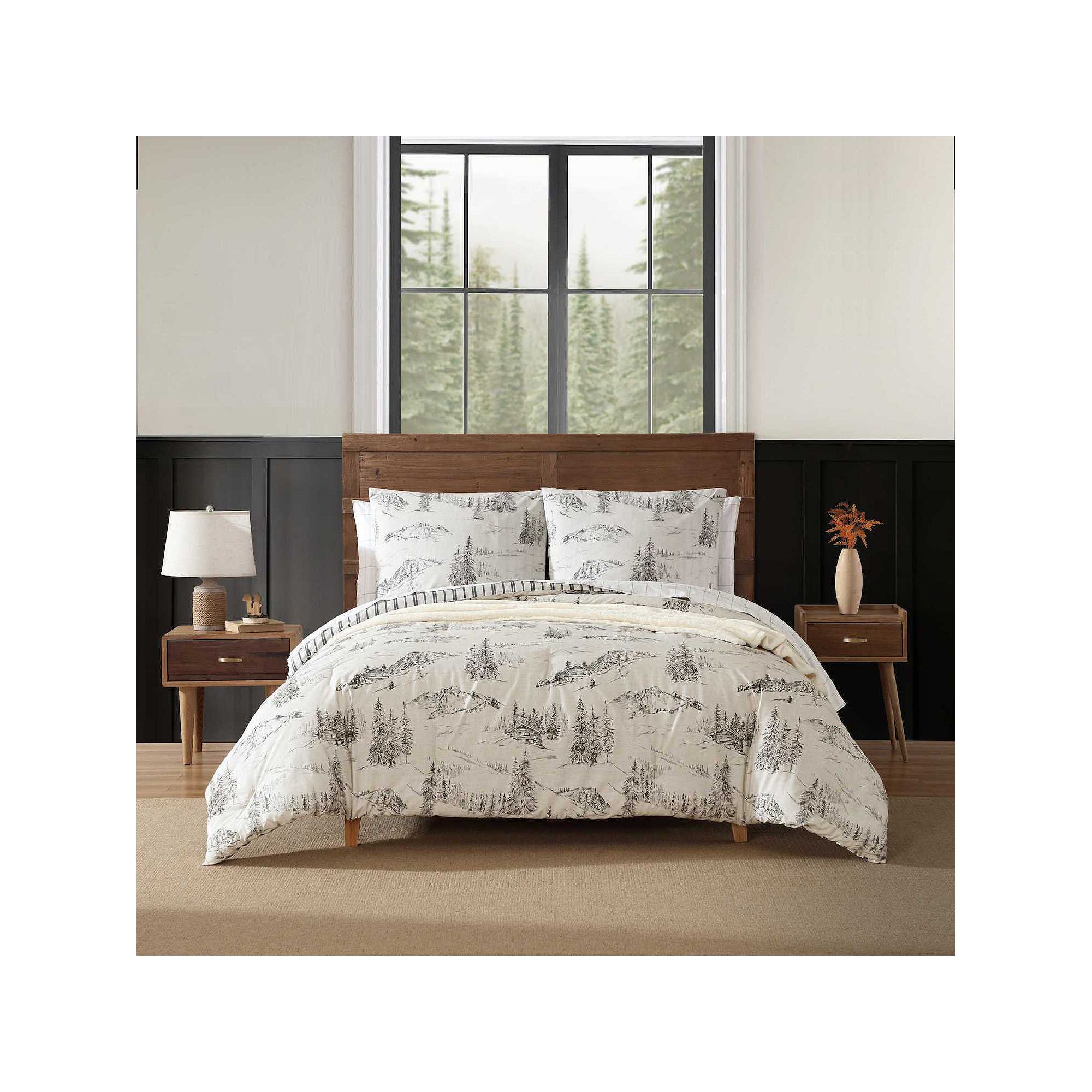 Eddie Bauer Rocky Mountain Cabin Comforter Set, Gray