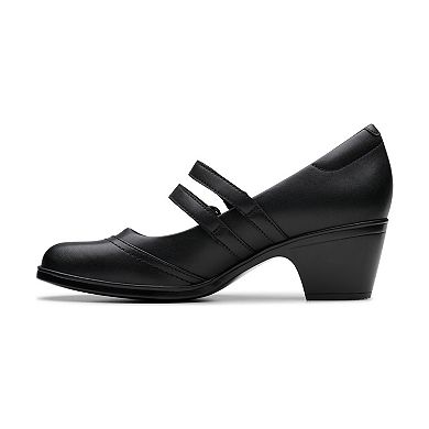 Clarks® Emily 2 Jane Women's Leather Block Heel Shoes
