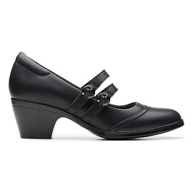 Clarks® Emily 2 Jane Women's Leather Block Heel Shoes