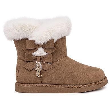 Juicy Couture Kids Kodak Girls' Faux-Fur Winter Boots