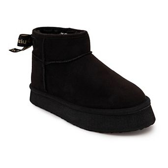 Juicy Couture Kids Olden Girls' Faux-Fur Winter Mini Boots