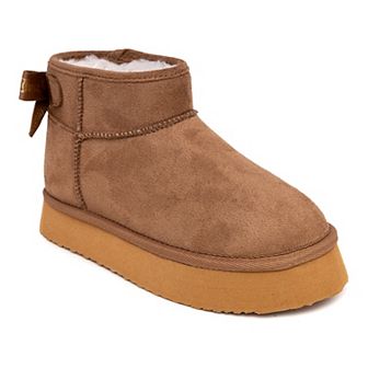 Juicy Couture Kids Olden Girls' Faux-Fur Winter Mini Boots