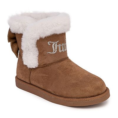 Juicy Couture Kids Krazey 2 Toddler Girls Faux Fur Winter Boots Toddler Girl s Size 7 T Natural