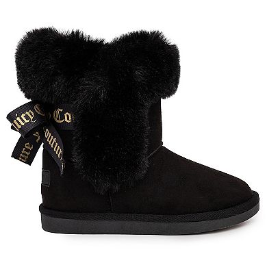 Juicy Couture Kids King Girls' Faux-Fur Winter Boots
