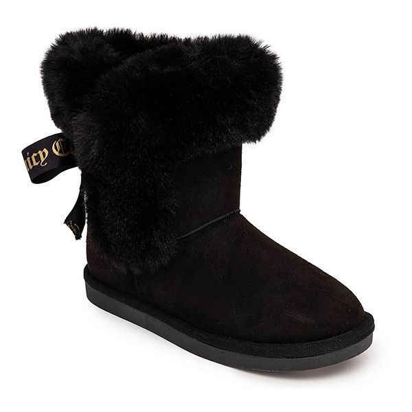 Juicy Couture Kids King Girls' Faux-Fur Winter Boots