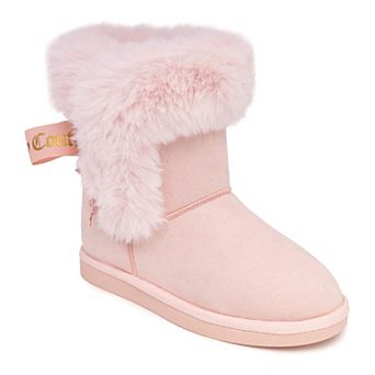 Juicy Couture Kids King Girls' Faux-Fur Winter Boots
