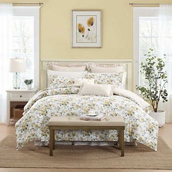 Laura Ashley Roses Gold Bonus Comforter Set