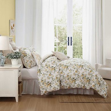 Laura Ashley Roses Gold Bonus Comforter Set