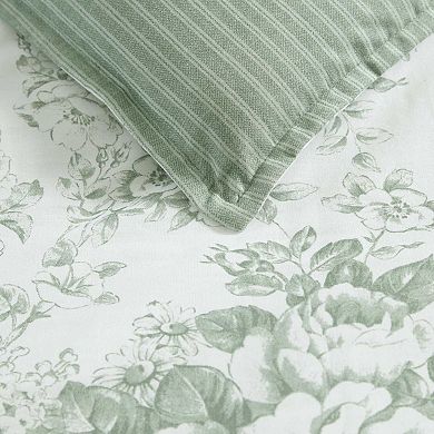 Laura Ashley Toile Delight Bonus Comforter Set