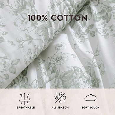 Laura Ashley Toile Delight Bonus Comforter Set
