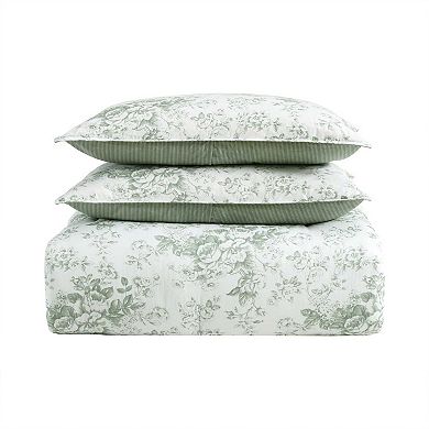 Laura Ashley Toile Delight Bonus Comforter Set