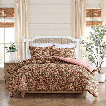 Laura Ashley Bloomsbury Brown Comforter Set with Shams