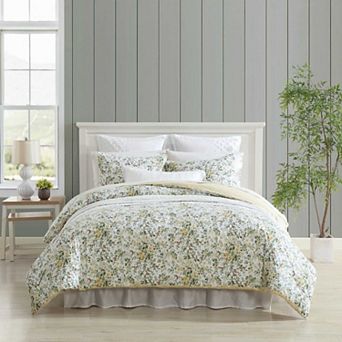 Laura Ashley Country Meadow Gold Comforter Set
