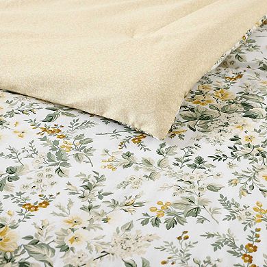 Laura Ashley Country Meadow Gold Comforter Set
