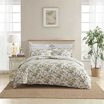 Laura Ashley Roses Gold King Duvet Set