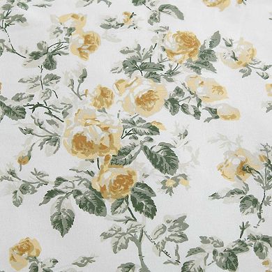 Laura Ashley Roses Gold King Duvet Set