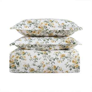 Laura Ashley Roses Gold King Duvet Set