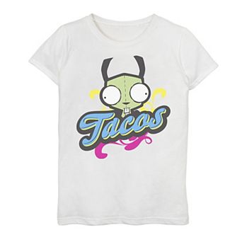 Girls 7-16 Nickelodeon Invader Zim Tacos Graphic Tee
