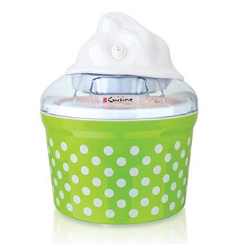 Electric Ice Cream Maker with Glass Cups