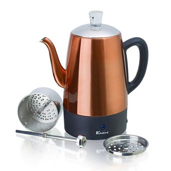 Electric 8 cup Percolator - Copper Finish - 800 watt