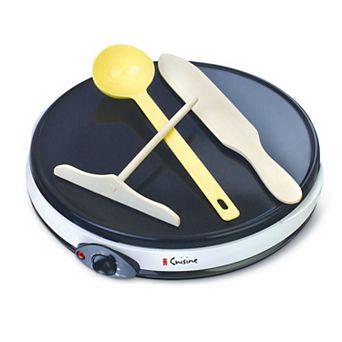 Crepe Maker; 12", Ceramic Coating, Temperature Control, 1200 watt