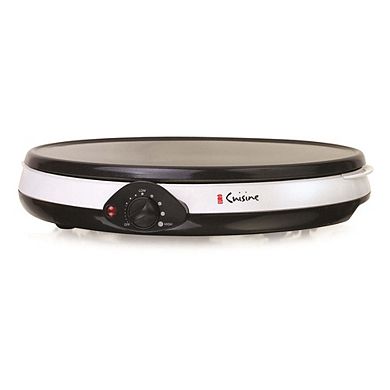 Crepe Maker; 12", Ceramic Coating, Temperature Control, 1200 Watt