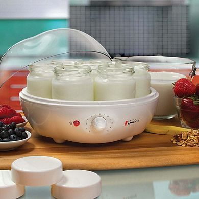 Yogurt Maker Automatic'; W/automatic Timer, And 7- 6oz Glass Jars
