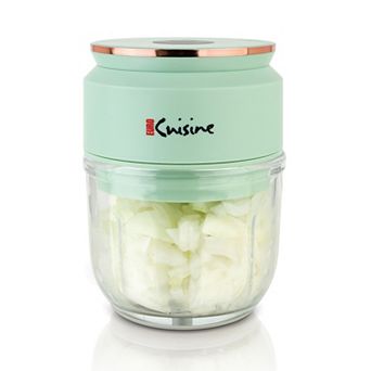 Mini Cordless/rechargeable Chopper With Usb Cord & Glass Bowl