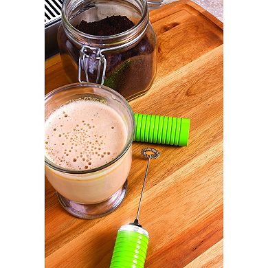 Milk Frother With Led Light - Battery Operated - Battery Not Included
