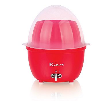 Electric Food Steamer And Egg Cooker - Red