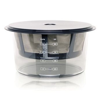 Greek Yogurt Maker; Stainless Steel Strainer (black) Transforms 2-qt Of Yogurt To Greek Yogurt