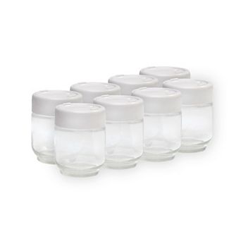 Yogurt Maker Set For Ymx650- 8 Extra Jars, With Lid Dates