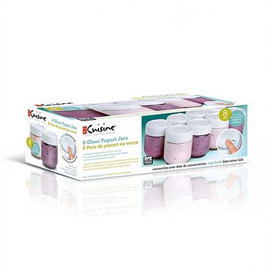 Yogurt Maker Set For Ymx650- 8 Extra Jars, With Lid Dates