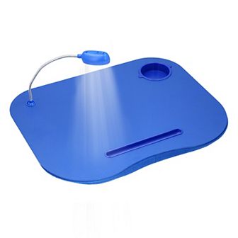 Lavish Home Portable Foam-Filled Laptop Lap Desk with LED Light & Cup Holder