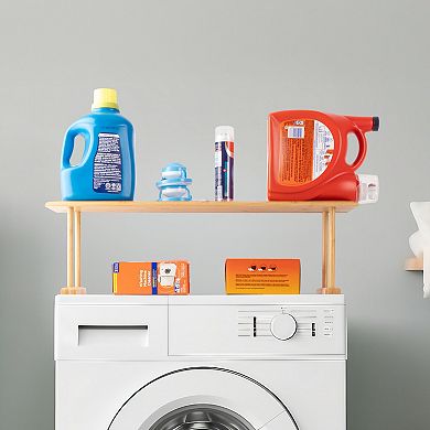 Lavish Home Bamboo Sink Organizer Shelf