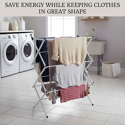 Lavish Home Collapsible and Compact Clothes Drying Rack