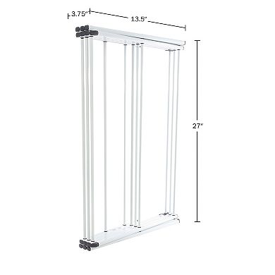 Lavish Home Collapsible Clothes Drying Rack, White