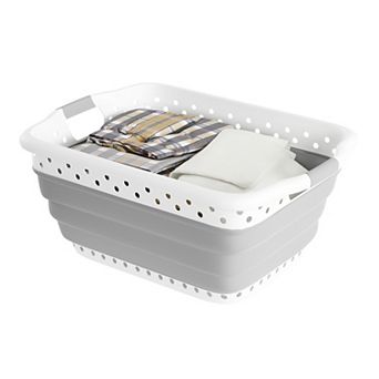 Lavish Home Collapsible Plastic Laundry Basket