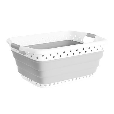 Lavish Home Collapsible Plastic Laundry Basket