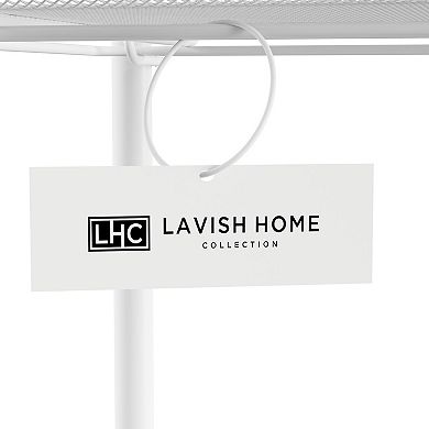 Lavish Home Narrow 4-Tier Rolling Cart