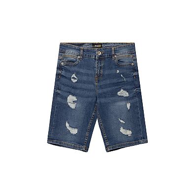 Big Boy's Roll-up Denim Shorts 2-pack