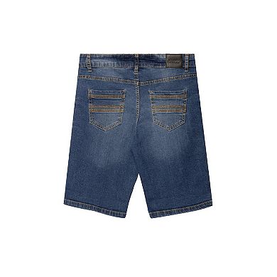 Big Boy's Roll-up Denim Shorts 2-pack