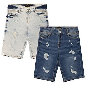 Big Boy's Roll-up Denim Shorts 2-pack
