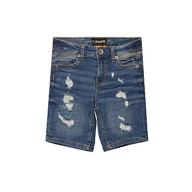 Toddler Boy's Roll-up Denim Shorts 2-pack