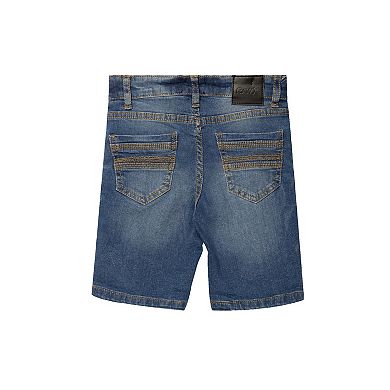Toddler Boy's Roll-up Denim Shorts 2-pack